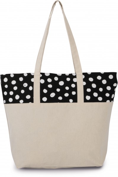 cotton:Shoppertasche mit Punktmuster
