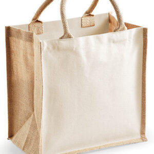 jute:printers midi shopper – shopper bag with logo