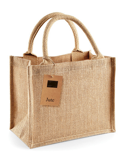 jute:small gift bag multicolor