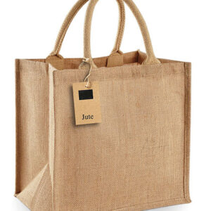 jute:midi shopper – shopper bag with logo
