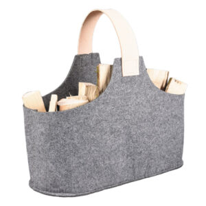 filz:firewood basket - Baskets with logo