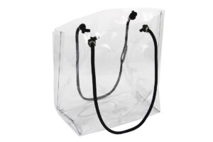 crystal:shopper rope - Transparent mit Logo