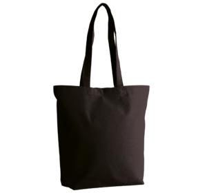 organic:klassischer Bio-Baumwoll Shopper - Shopper mit Logo