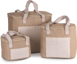 cool:jute cooler bag L - view 3