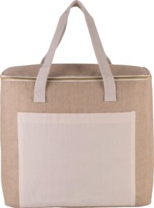cool:jute cooler bag L - view 2