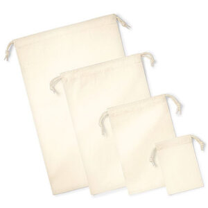 organic:premium cotton stuff bag L - Accessoires with Logo