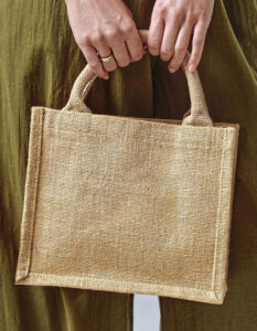 jute:glänzende mini gift bag - Ansicht 2