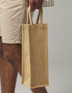 jute:glänzende bottle bag - Ansicht 2