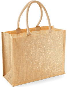 jute:glänzender jute shopper - Ansicht 3