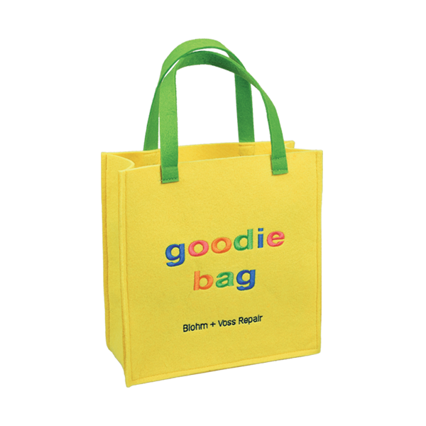 felt: shopping bag – shopper with logo