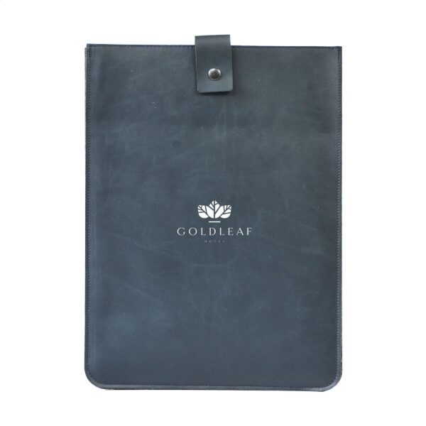 Recycled Leather Laptop Sleeve 14" - Notebooktaschen mit Logo