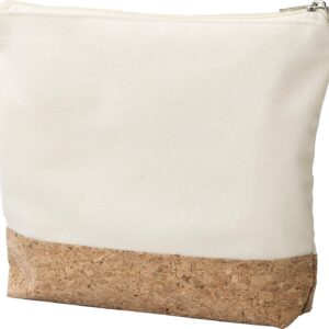 cosmetics bag made of cotton (220 gr/m2) Teagan - cases & toiletry bags with Logo