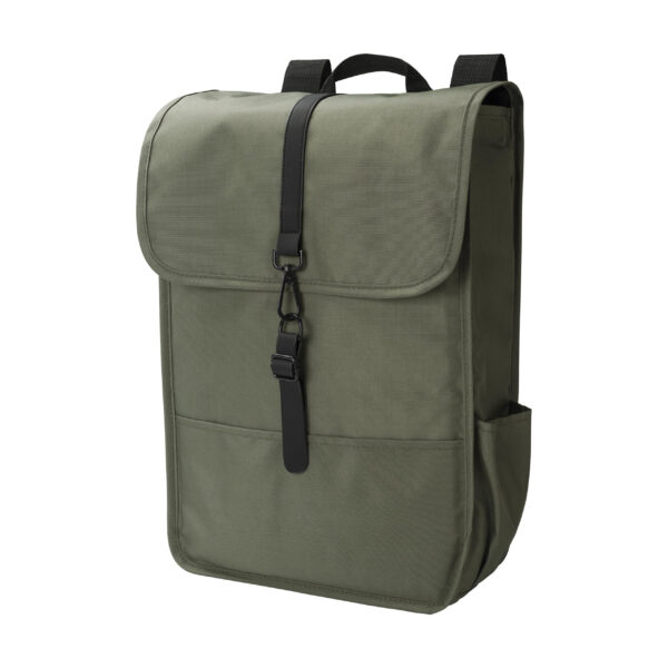 rPET Polyester (300D) Rucksack mit Lasche Lyric - Rucksäcke mit Logo