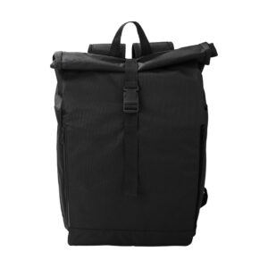 rPET polyester (600D) backpack with roll-top closure – Evie – view 2