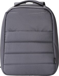 rPET-Polyester (300D) Anti-Diebstahl-Laptop-Rucksack Calliope - Ansicht 3