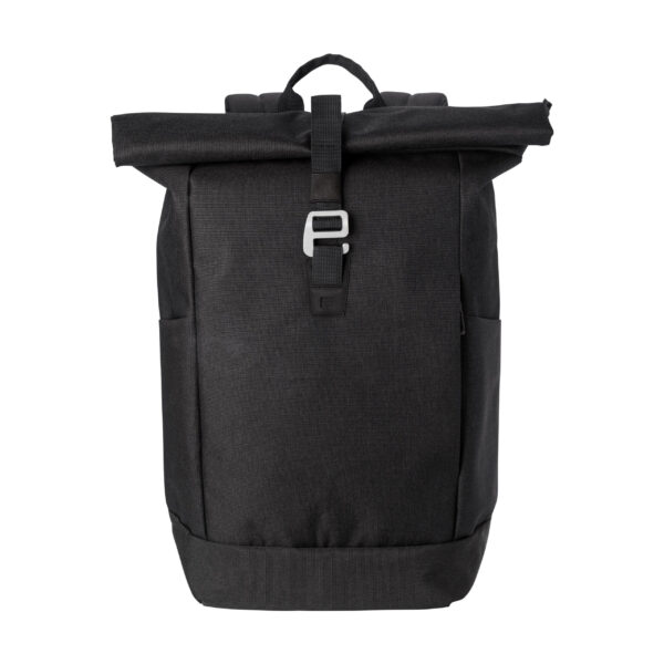 Polyester (600D) Rolltop-Rucksack Oberon - Rucksäcke mit Logo
