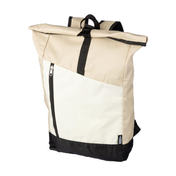 rPET (600D) Rolltop-Rucksack Marlene - Rucksäcke mit Logo