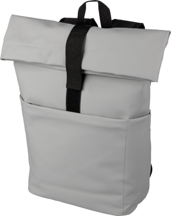 Senta PU leather backpack - Backpacks with logo