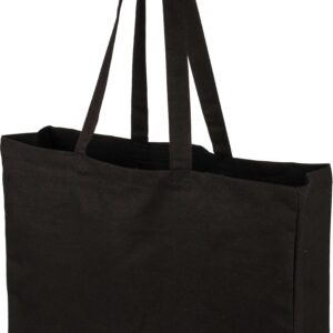 Cotton shopping bag (280 g/m²) Hugh – Shopper with logo