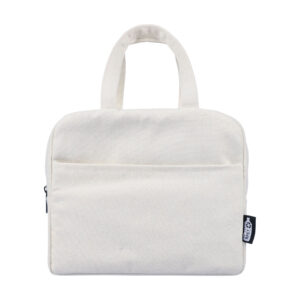 Cooler bag made from recycled poly-cotton fabric (330 g/m²) Elowen – view 3