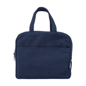 Cooler bag made from recycled poly-cotton fabric (330 g/m²) Elowen – view 2