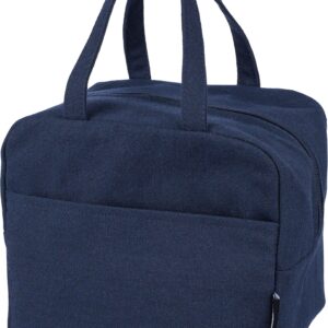 Cooler bag made from recycled poly-cotton fabric (330 g/m²) Elowen – cooler bags with logo