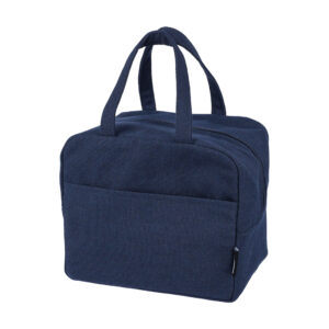 Cooler bag made from recycled poly-cotton fabric (330 g/m²) Elowen – cooler bags with logo
