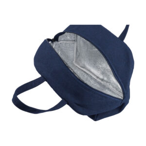 Cooler bag made from recycled poly-cotton fabric (330 g/m²) Elowen – view 8