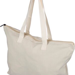 Carrier bag made from recycled polycotton (330 g/m²) Malina – shopper bag with logo