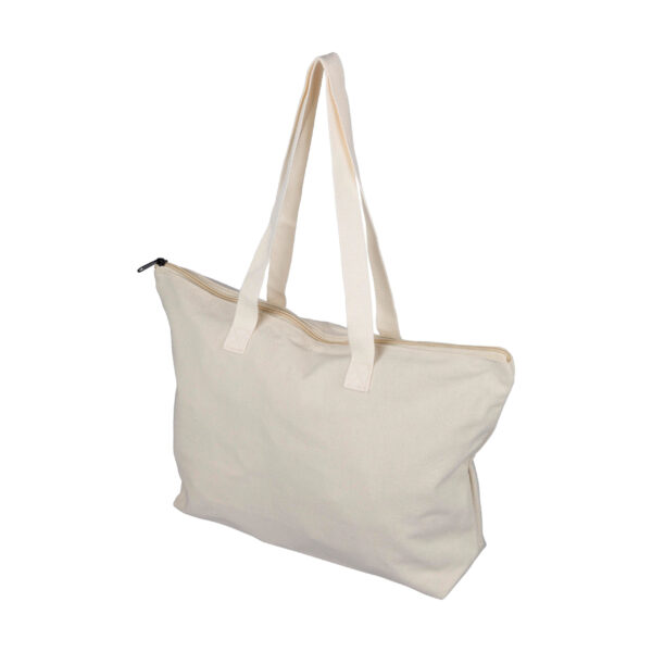 Carrier bag made from recycled polycotton (330 g/m²) Malina – shopper bag with logo