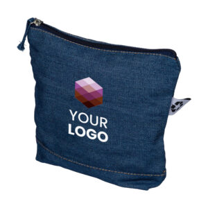 Orin make-up bag made from recycled denim – view 3