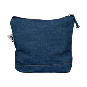 Orin make-up bag made from recycled denim – view 5