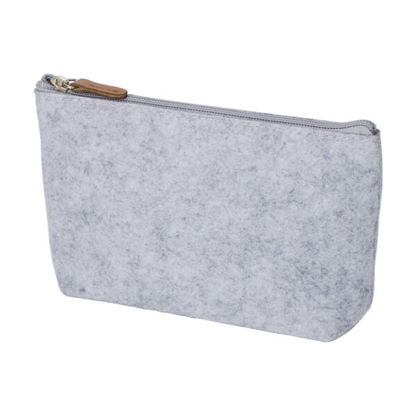 Lucy rPET felt make-up bag - cases & toiletry bags with logo