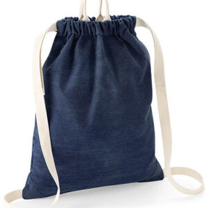 Denim Gymsac - backpacks with Logo