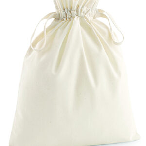 Organic Cotton Draw Cord Bag - Accessoires with Logo