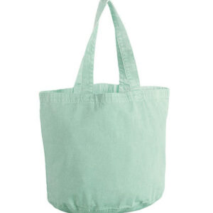 Garment-dyed shopper – shopper with logo
