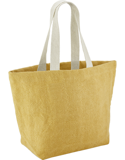 Soft Washed Jute Beach Bag