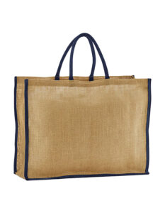 Natural Starched Jute Market Shopper - Shopper mit Logo