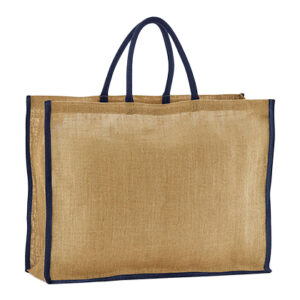 Natural Starched Jute Market Tote – Tote Bag with Logo