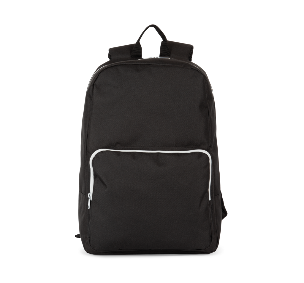Rucksack mit kontrastfarbenem Reißverschluss