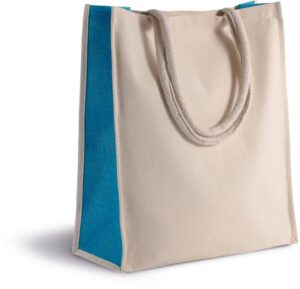 Baumwoll- / Jute-Shoppingtasche, 23 L - Ansicht 3