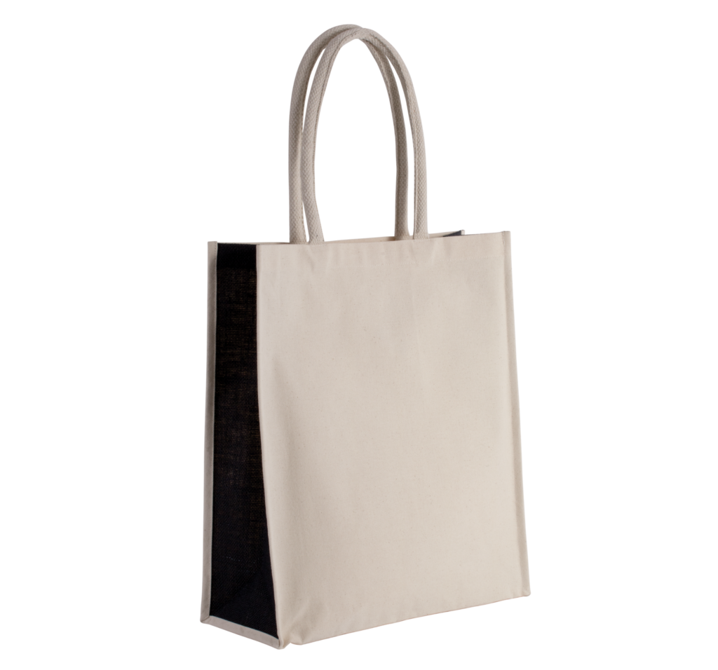 Baumwoll- / Jute-Shoppingtasche, 23 L