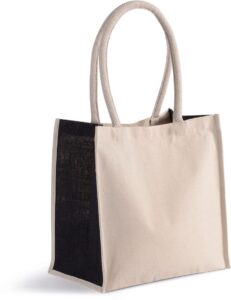 Baumwoll-/Jute-Shoppingtasche - Ansicht 3