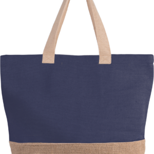 Rustic-style shopping bag – shopper with logo