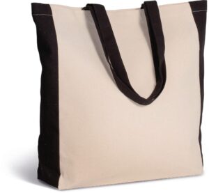 Zweifarbige bag im Cabas-Stil – view 4