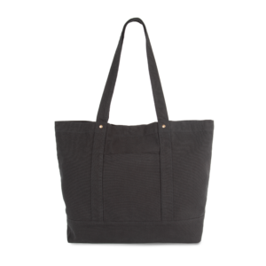 Large shopping bag with side pocket – shopper bag with logo