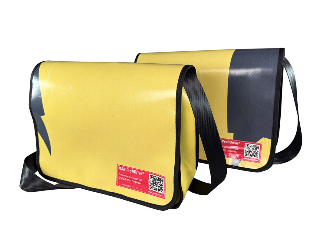 Crafted from originals - 150 Taschen aus MAN-Planen