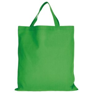 cotton:Tragetasche (kurze Henkel), Farbe Maigrün