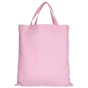 cotton:Tragetasche (kurze Henkel), Farbe Rosa