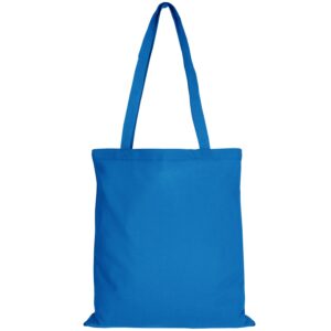 cotton:Tragetasche (lange Henkel), Farbe Hellblau
